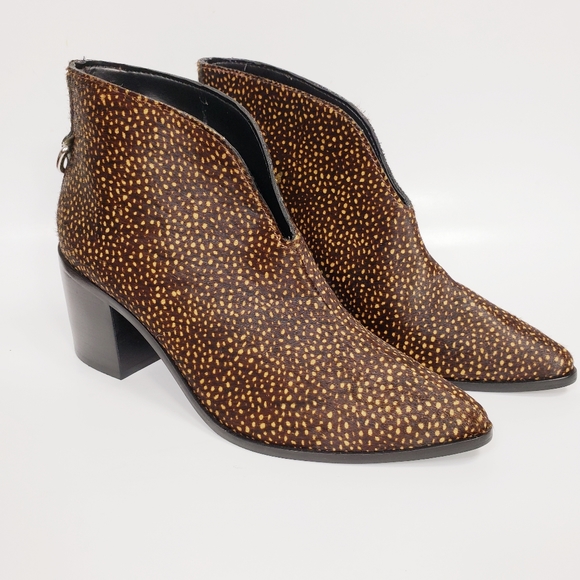 Kaanas Shoes - CLEARANCE Kaanas Bellone Brown Cheetah Calf Hair Boots NWT